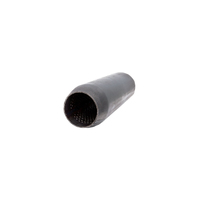 XForce Hot-Dog Style Raw 409 Stainless Steel Resonator 2in Inlet (16in Length)