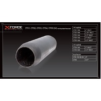 XForce Hot-Dog Style Resonator - 3in Inlet (14in in Length) CT04-14M