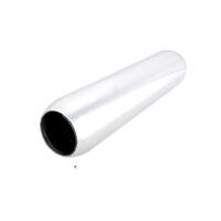 XForce Universal Muffler - 3.5in Inlet 4.5in Hot-Dog Style Resonator CT05-14S