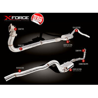 XForce 3in Cat-Back Exhaust - Matte Stainless (Patrol Ute Leaf Spring 99-06)