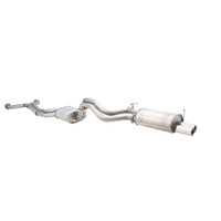 XForce Dual 2.5in Cat-Back System in Raw Finish 409 (Ford FG XR8 08-14)