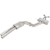 XForce Twin 2.5in Cat-Back Exhaust - Non-Polished Stainless (Crewman 5.7L VT-VY)