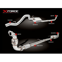 XForce 3in Turbo-Back Exhaust No Cat (Colorado RG 12-16) E4-HC03-TBS