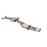 XForce Twin 3in Cat-Back Exhaust - Non-Polished Stainless E4-HV09-CBS