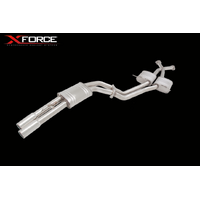 XForce VAREX Twin 3" Cat-Back Raw 409 Stainless Steel (WH/WK/WL Statesman 99-06)