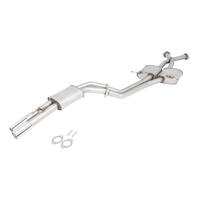 XForce Twin 2.25in Cat-Back Exhaust - Non-Polished Stainless E4-HV30-CBS