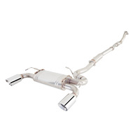 XForce 3in Dump Pipe-Back Exhaust for (Lancer Ralliart 08-15) E4-MR08-DBS