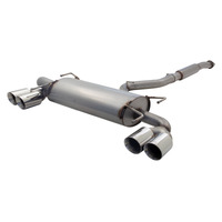 XForce 3in Cat-Back Exhaust - Quad Tip for (STi Hatch 08-14/WRX Hatch 11-14)