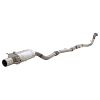 XForce 3in Turbo-Back Exhaust w/ 1.5in Tip + Oval Rear Muffler E4-SW15-MP02B-TBS