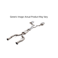 XForce Twin 2.25in Cat-Back Exhaust - Non-Polished Stainless E4-VE172-03-CBS