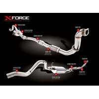 XForce 3in Turbo-Back Exhaust w/Cat - Mild Steel (Colorado RC 08-11/D-Max 12-18)