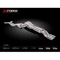 XForce Twin 3in Cat-Back Exhaust - Stainless Steel (Falcon FG FPV GS 5.0L Ute)