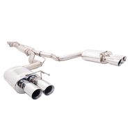 XForce Twin 3in Cat-Back Exhaust - Stainless (Mustang GT 2018+ Fastback)