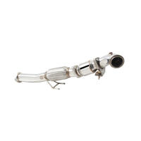 XForce Dump-Pipe and Cat Kit - Stainless (Focus ST 2016+) ES-FST16-KITB