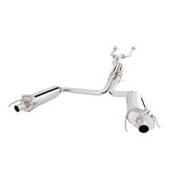 XForce Twin 2.5in Cat-Back Exhaust - Stainless Steel for (Lexus IS F 07-14)