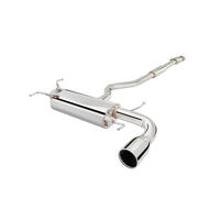 XForce 3in Cat-Back Exhaust w/Single Tip - Stainless Steel (WRX Hatch 08-11)