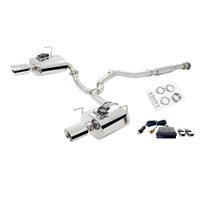 XForce 3in Cat-Back Exhaust w/Varex Mufflers - Stainless (WRX 09-10/Forester SH)