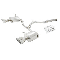 XForce 3in Cat-Back Exhaust w/Quad Tips - Stainless Steel (WRX VA 2015+)