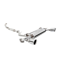 XForce 3in Header-Back Exhaust w/3in Metallic Cat - Stainless Steel (BRZ/86)