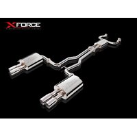 XForce Twin 2.5" Cat-Back Raw 409 Stainless ES-VE07-03-CBS