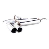 XForce 3in Cat-Back Exhaust w/Twin 3in Tips - Stainless Steel for (Golf GTI Mk5)
