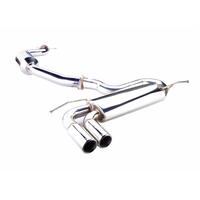 XForce 3in Turbo-Back Exhaust w/Twin 3in Tips - Stainless Steel ES-VW02-TBS