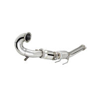 XForce 3in Dump-Pipe and Cat Kit - Stainless Steel for (Golf GTI 13-19)