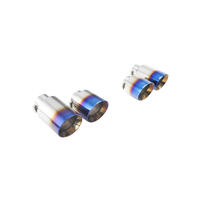 XForce 4in Tips to suit XForce Cat-Back Exhaust w/4in Outlet - Titanium