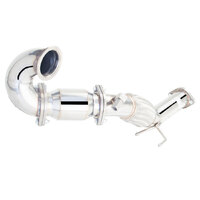 XForce 3in Dump-Pipe and Cat Kit - Stainless Steel for (Golf R 2013+)
