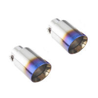 XForce 4in Titanium Tips - Angle Cut - to suit XForce Cat-Back ES-VWGTI-BLUETIPS