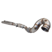 XForce Dump Pipe and Cat Kit, Stainless (Audi RS3 17-20) ESRS317KITB