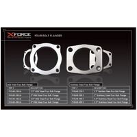 XForce 3"/4 Bolt Laser Cut Flange - 304 Stainless Steel F4S-3
