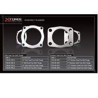 XForce 3.5in Stainless Steel Four Bolt Flange FNG4B-400-S