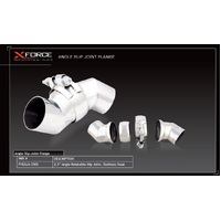 XForce 2.5in Angle-Rotatable Slip-Joint Flange - Stainless Steel FNGSJA-250-S