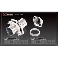XForce 2.5in Bowl Flange Gasket - Stainless Steel GKBOW-250