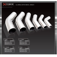 XForce 2.5in Bend/90 Degree Aluminium Mandrel Bent Tube MBA250-900