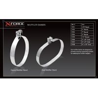 XForce Round Muffler Band - 6in ST02