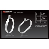 XForce Round Muffler Band - 7.5in ST05