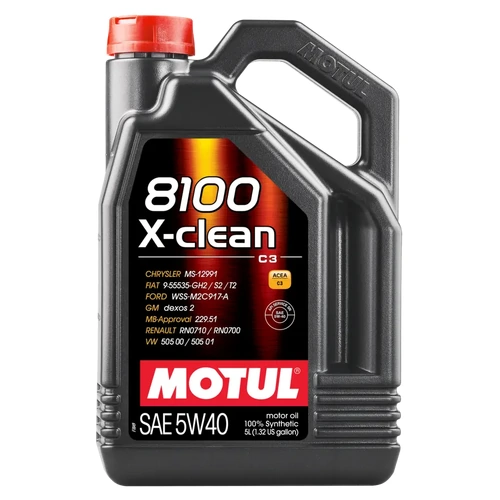 MOTUL General Servicing  8100 X-CLEAN 5W-40  4 _ 5L 