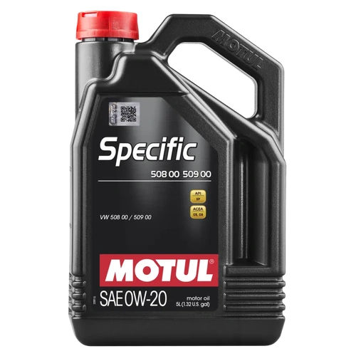 MOTUL Specialist Servicing  SPECIFIC 508 00 509 00 0W-20  4 _ 5L 