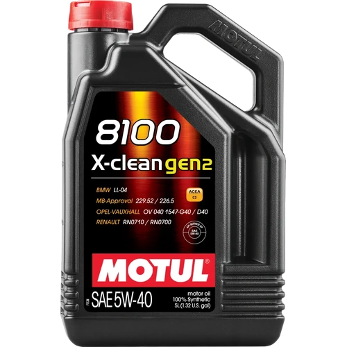 MOTUL General Servicing  8100 X-CLEAN GEN2 5W-40  4 _ 5L 