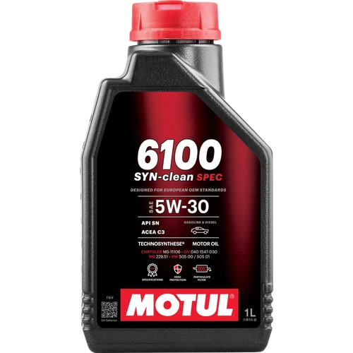 MOTUL General Servicing  6100 SYN-CLEAN SPEC 5W-30  12 _ 1L 