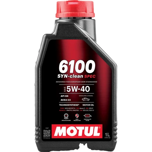 MOTUL General Servicing  6100 SYN-CLEAN SPEC 5W-40  12 _ 1L 