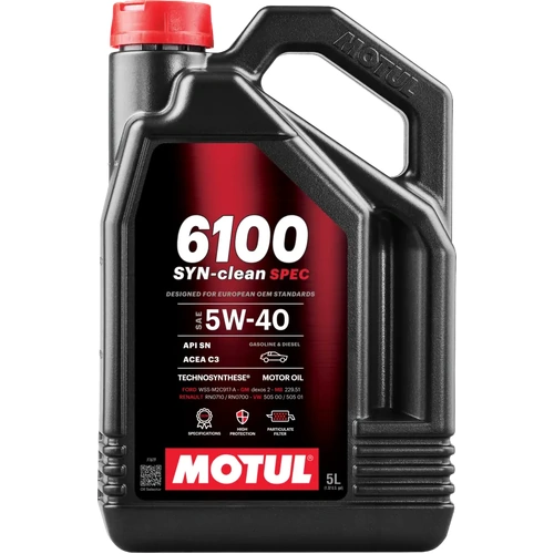 MOTUL General Servicing  6100 SYN-CLEAN SPEC 5W-40  4 _ 5L 