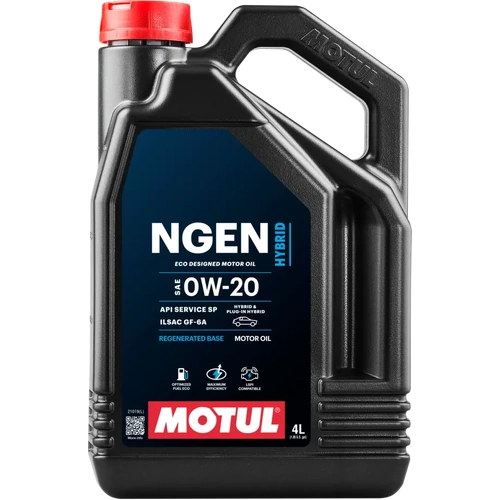 MOTUL Hybrid  NGEN HYBRID 0W-20  4 _ 4L 