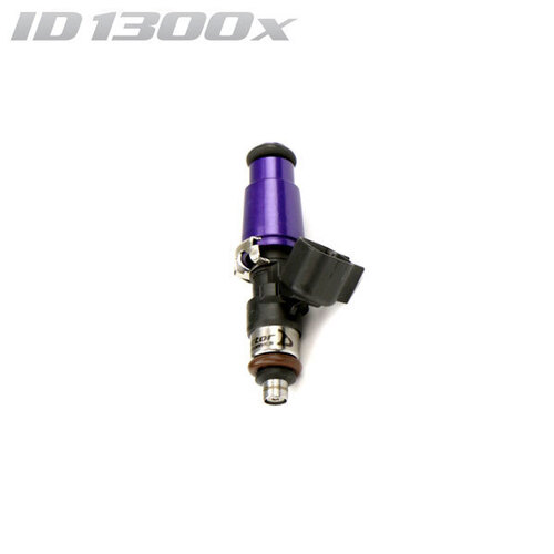 ID1300-XDS Injector Single, 60mm Length, 14mm Purple Adaptor Top, 14mm Lower O-Ring/11mm Machine O-Ring Retainer