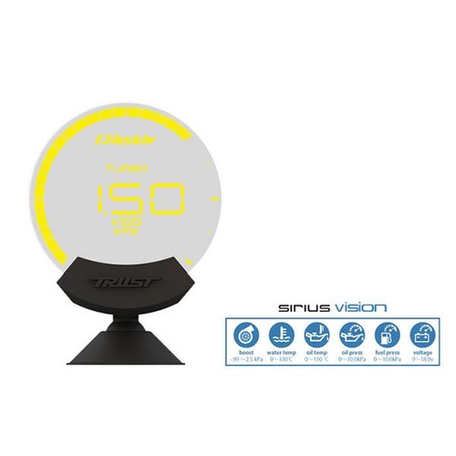 GReddy Sirius Vision Display (Turbo, Pressure, Temp) gauge only