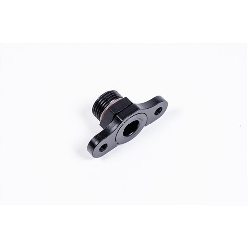 Radium FPR Adaptor 8AN ORB, 11mm Bore, 39mm Spacing, M6 - Subaru WRX STI 01-07/Mitsubishi Evo X/Mazda MX-5/Toyota 2JZ