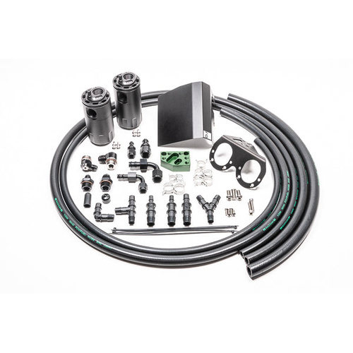 Radium Dual Fluid Lock Catch Can Kit LHD - Subaru WRX 01-14/STI 01-21