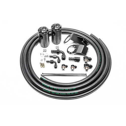 Radium Dual Catch Can Kit, Nissan S13, Fluid Lock